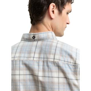 TOM TAILOR Kariertes Cord Langarmhemd  