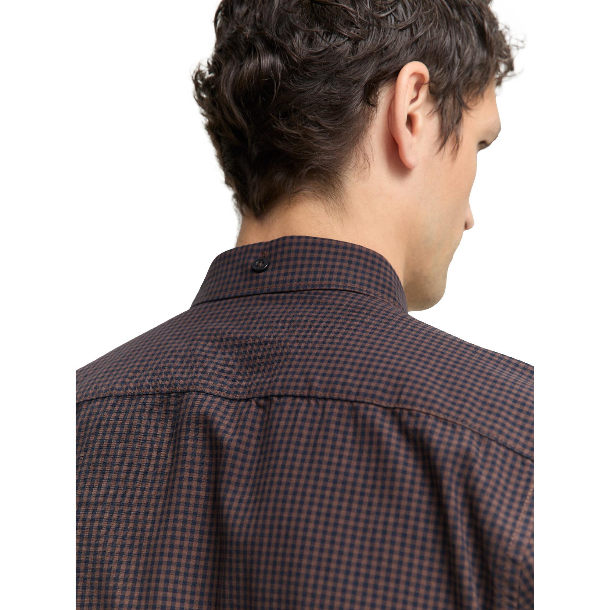 TOM TAILOR Kariertes Langarmhemd  