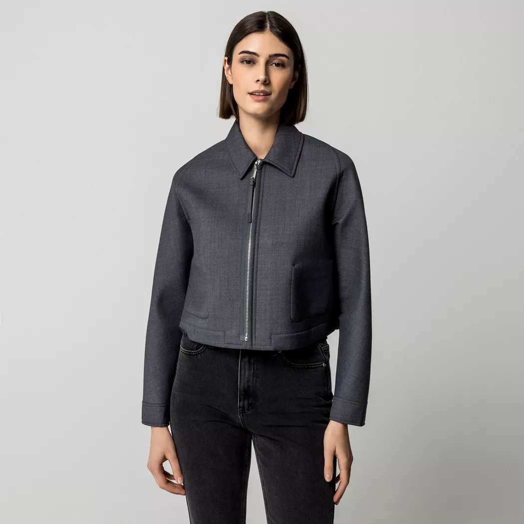 Max & Co - Blouson, für Damen, Grau, Größe L