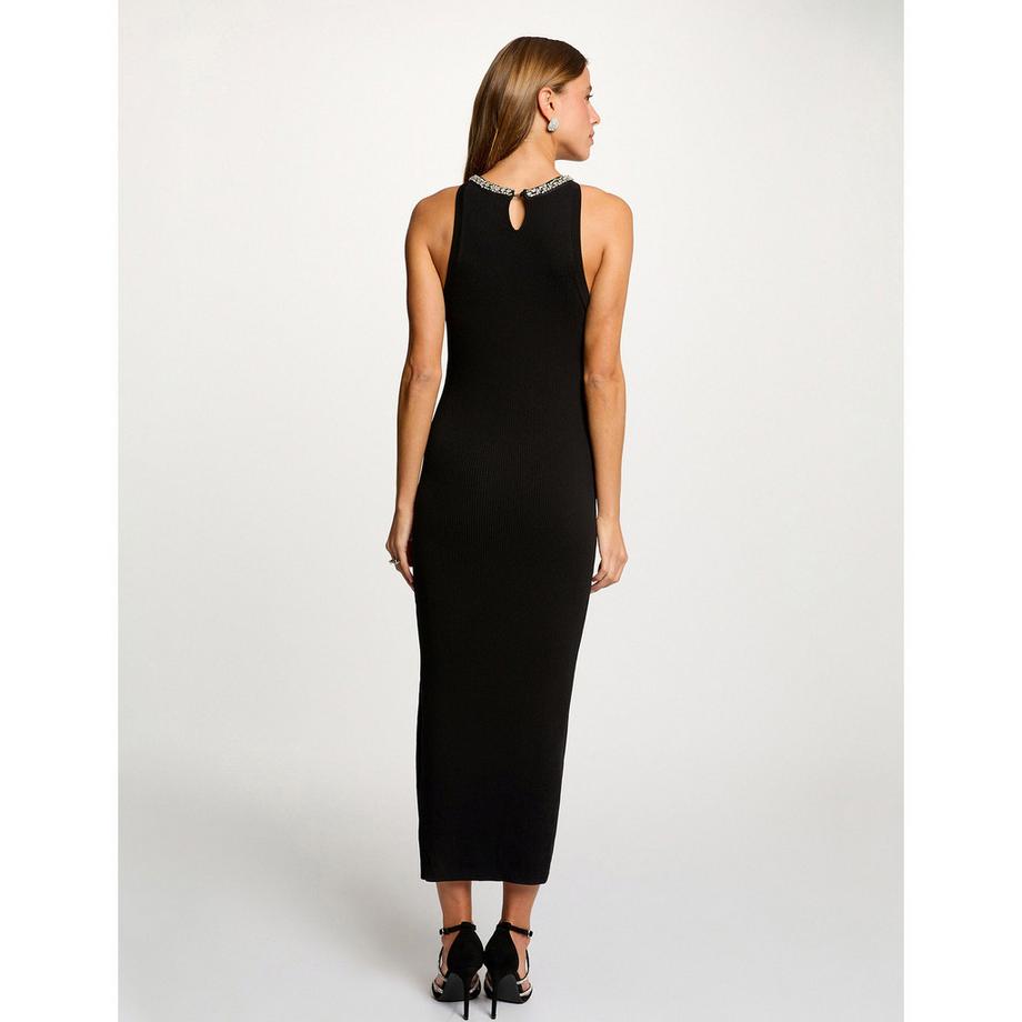 MORGAN Halterneck Midi-Kleid mit verzierter Halslinie  