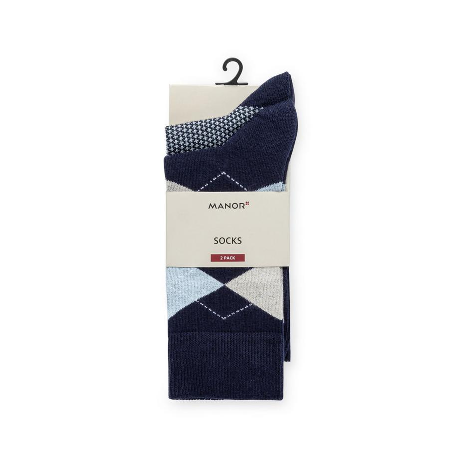 Manor Man 2P Businesssocken Gambaletti, 2-pack 