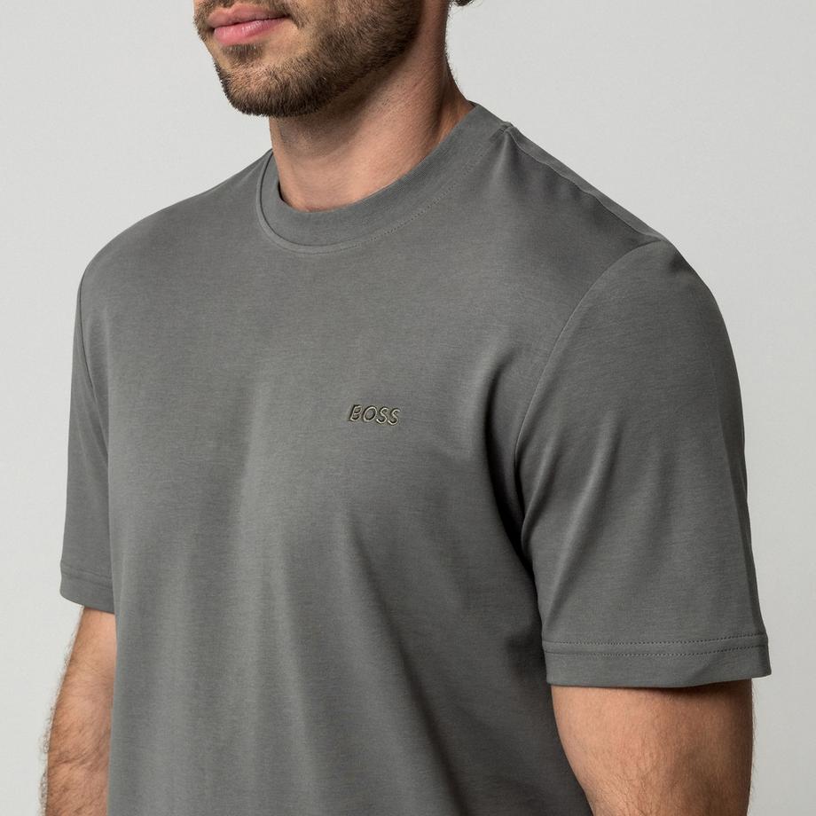 BOSS ORANGE Te_interlock T-shirt avec imprimé logo  