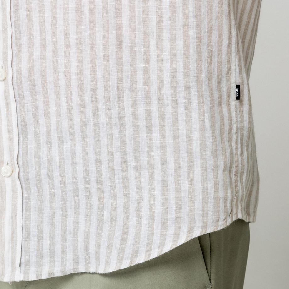 BOSS BLACK H-LIAM-BD-E-C1-261 Camicia a maniche lunghe a righe  