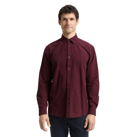 TOM TAILOR Kariertes Langarmhemd  