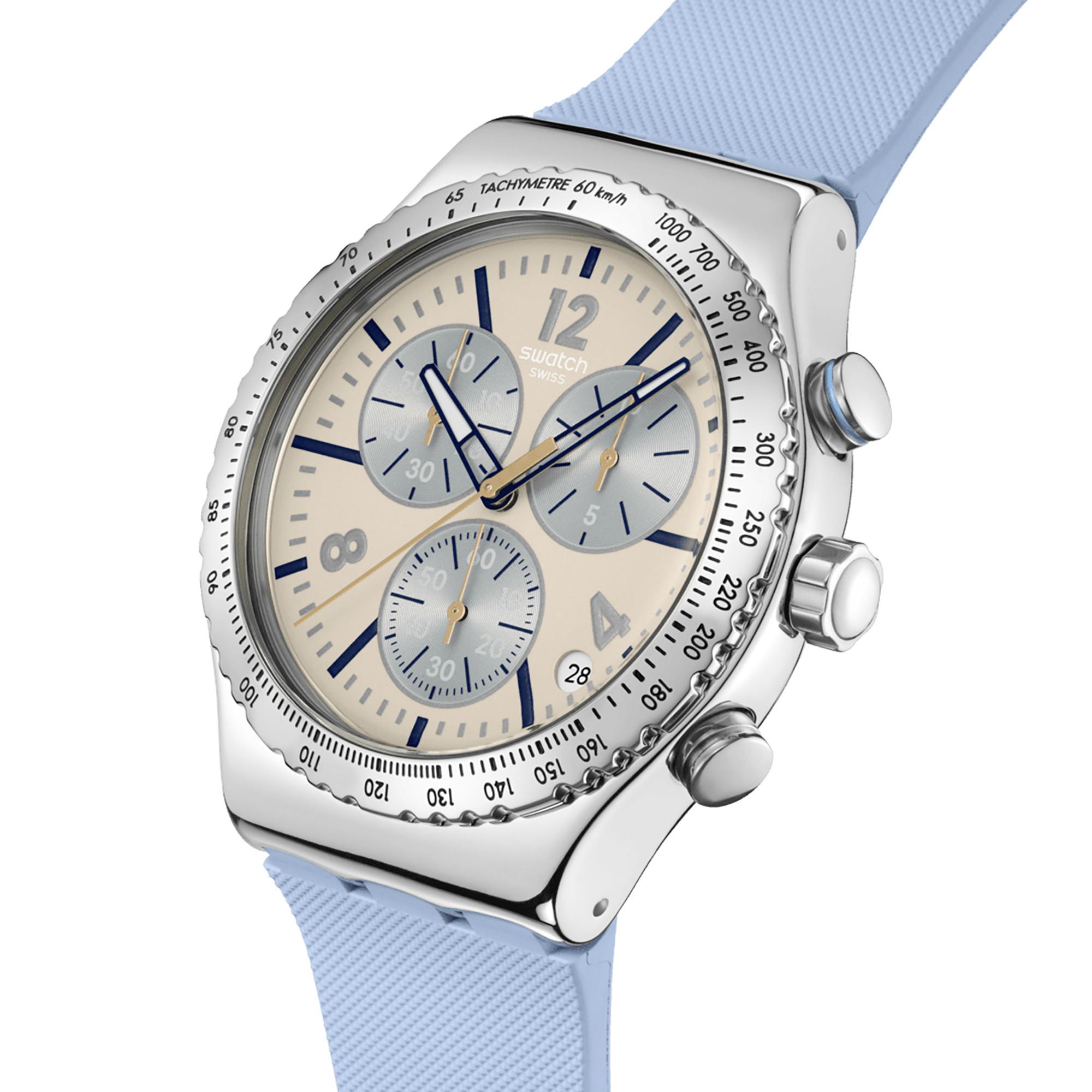 swatch BLUESHIFT GLOW Chronograph Uhr 