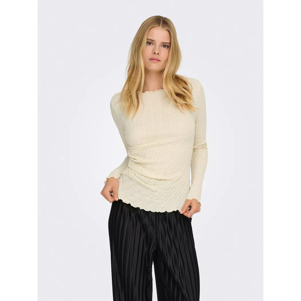 Only Sassy Top Ecru XS