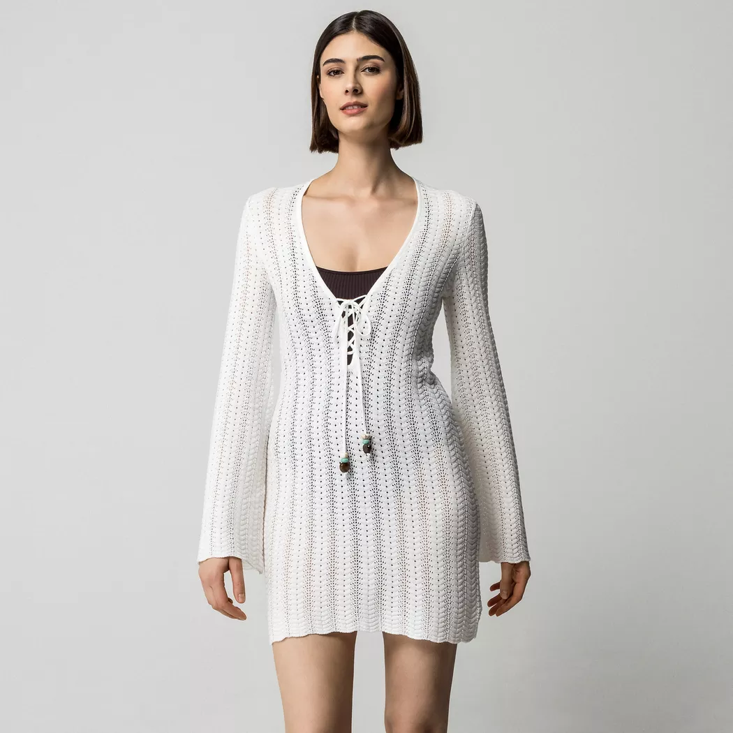 Manor Woman - Tunika, für Damen, Offwhite, Größe L
