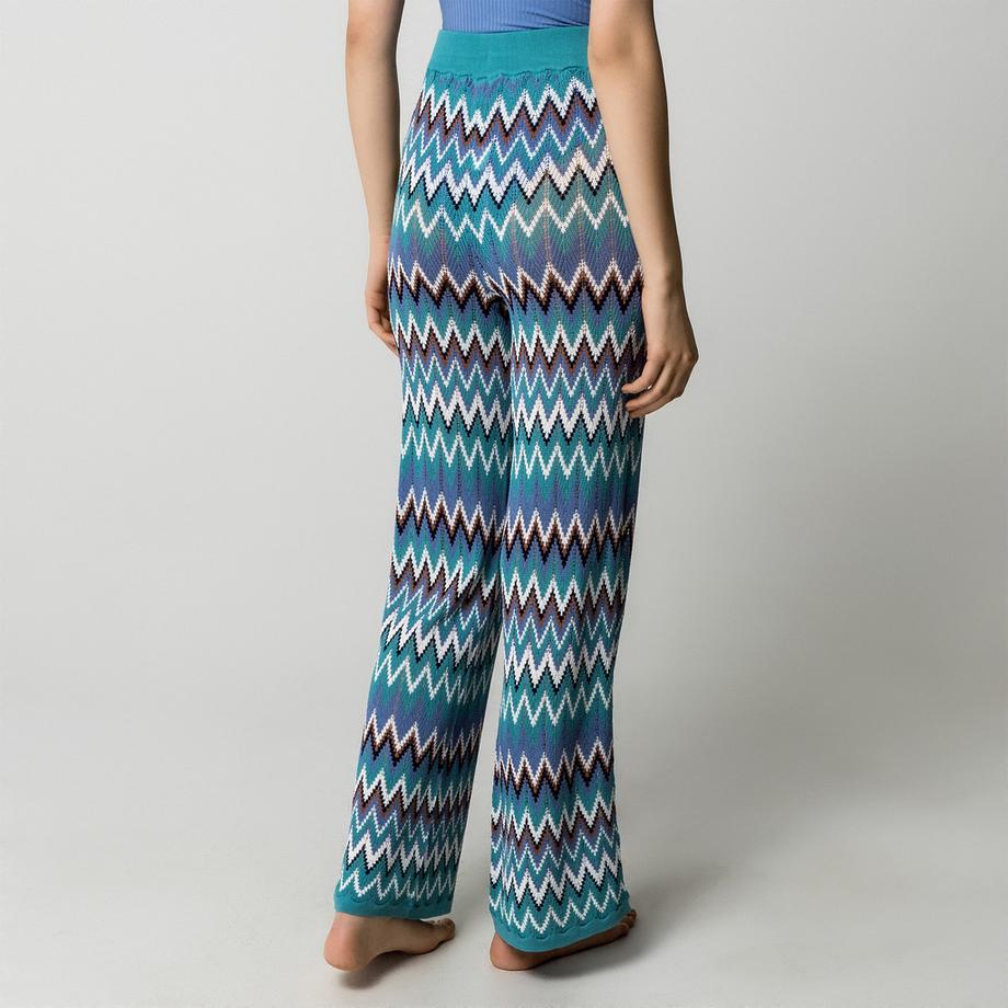 Manor Woman Strickhose mit Zickzackmuster  