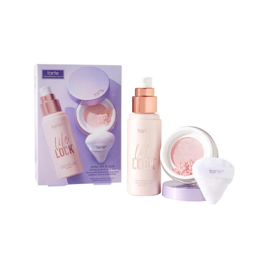 tarte  Prep, Set & Lock Setting Powder & Spray Duo - Duo Cipria & Spray Fissante 