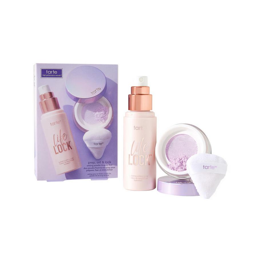 tarte  Prep, Set & Lock Setting Powder & Spray Duo - Duo Poudre & Spray Fixateur 