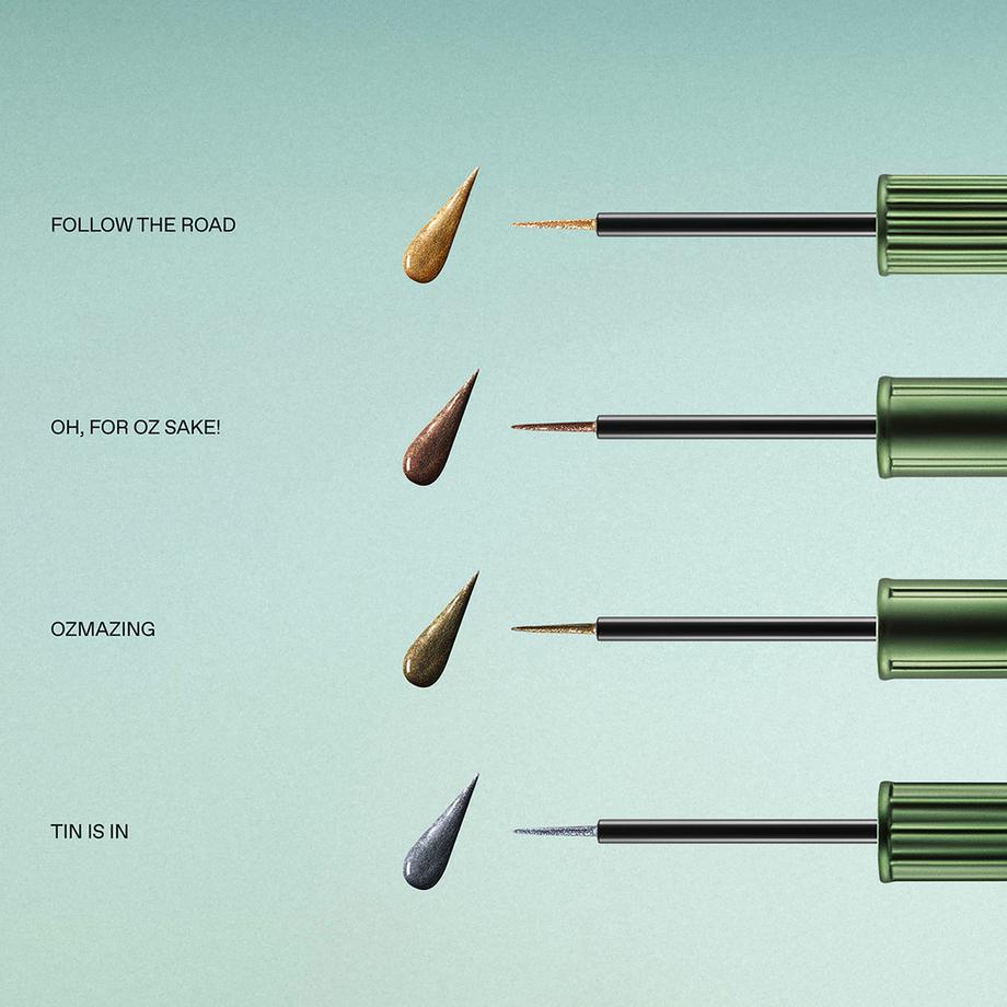 r.e.m.beauty  Wicked: For Good, Emerald City - Cofanetto di eyeliner liquidi 