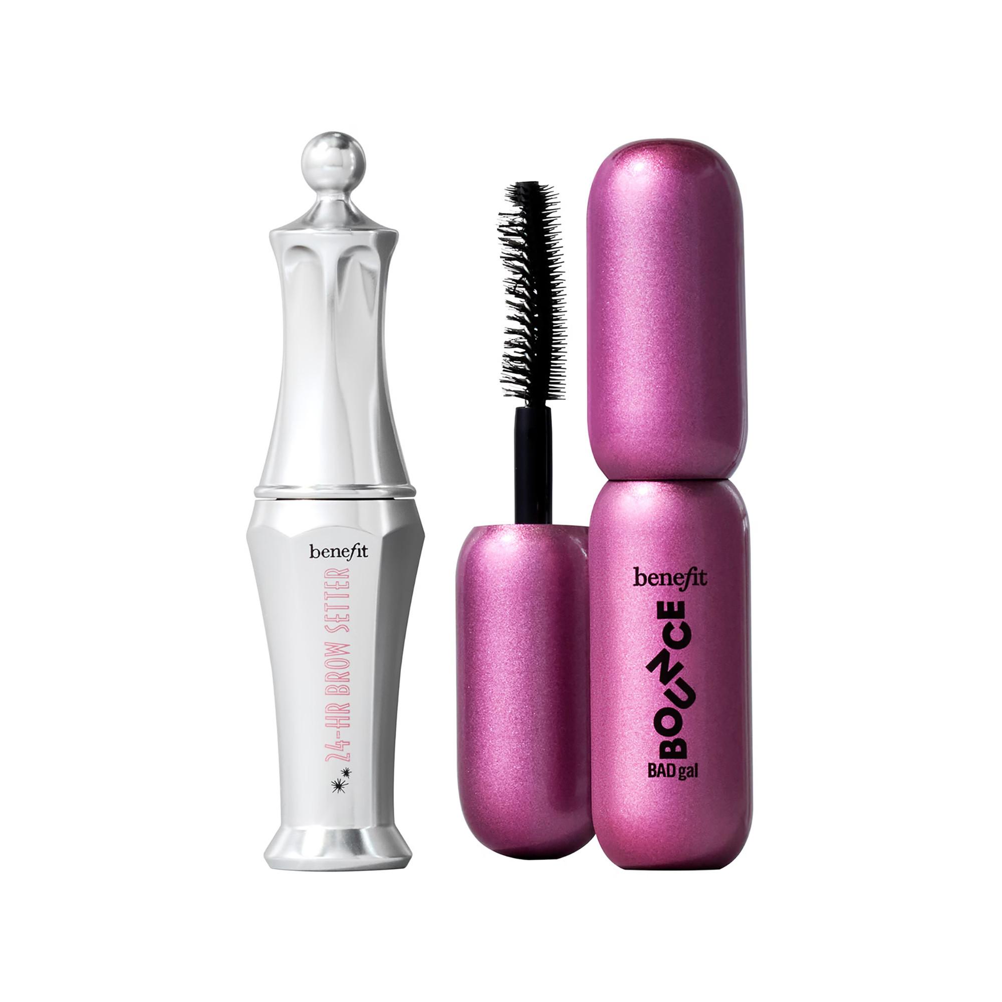 benefit  Game, Set, Bounce  - Coffret de Noël de mascara volume et gel sourcils 