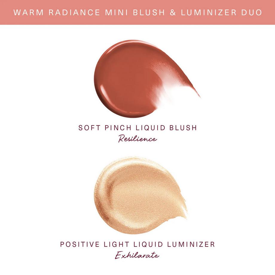RARE BEAUTY  Warm Radiance Mini Blush & Luminizer Duo - Mini duo blush & illuminateur 