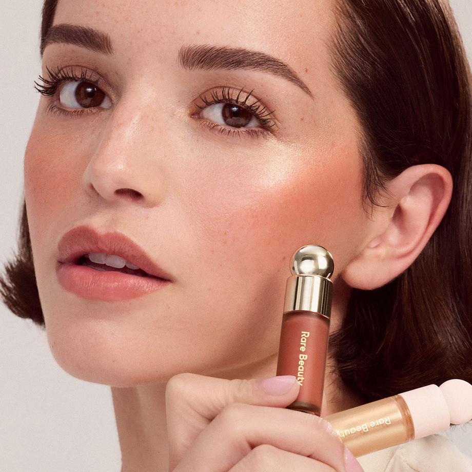 RARE BEAUTY  Warm Radiance Mini Blush & Luminizer Duo - Mini duo blush & illuminateur 