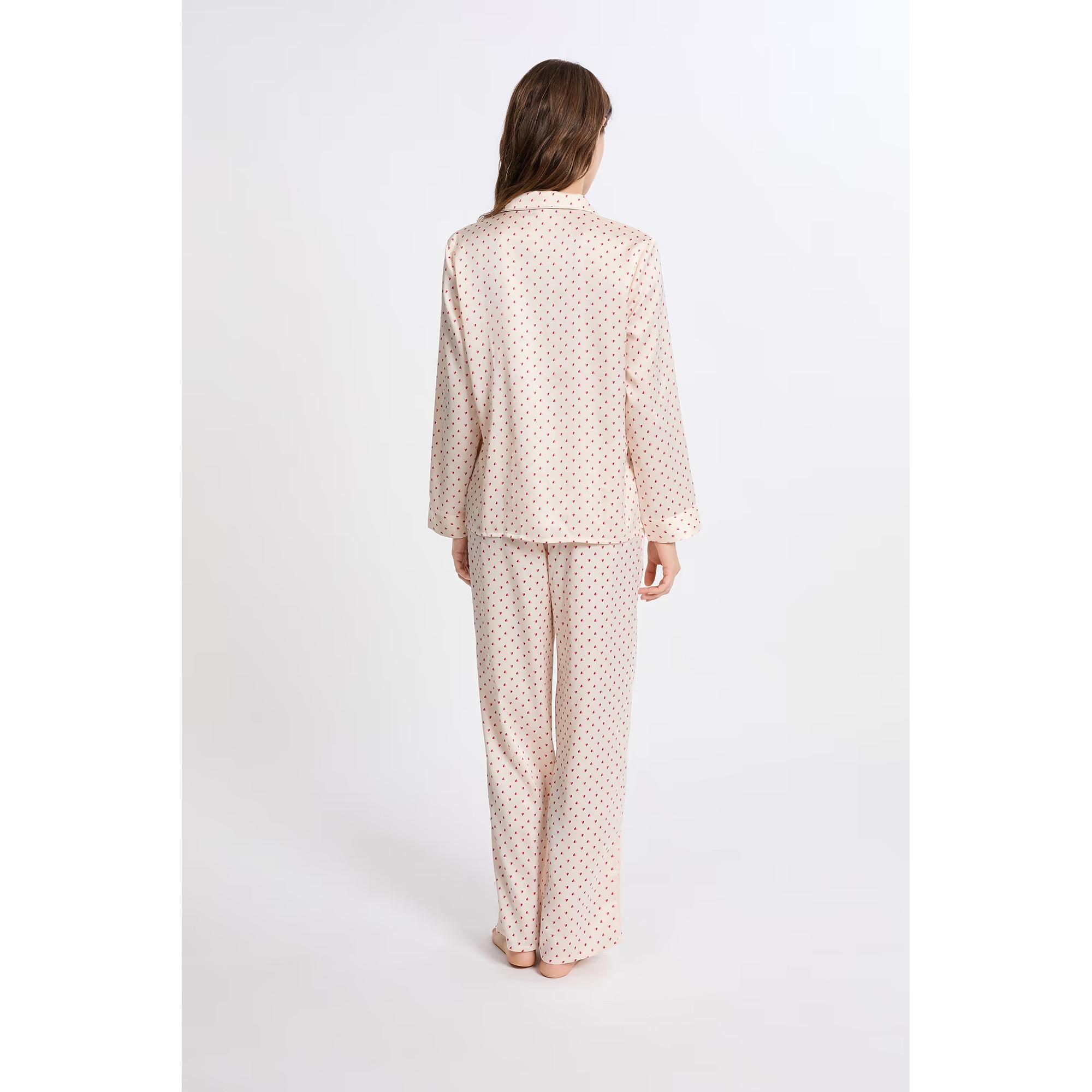 Etam Set Pigiama Stampa Cuori  
