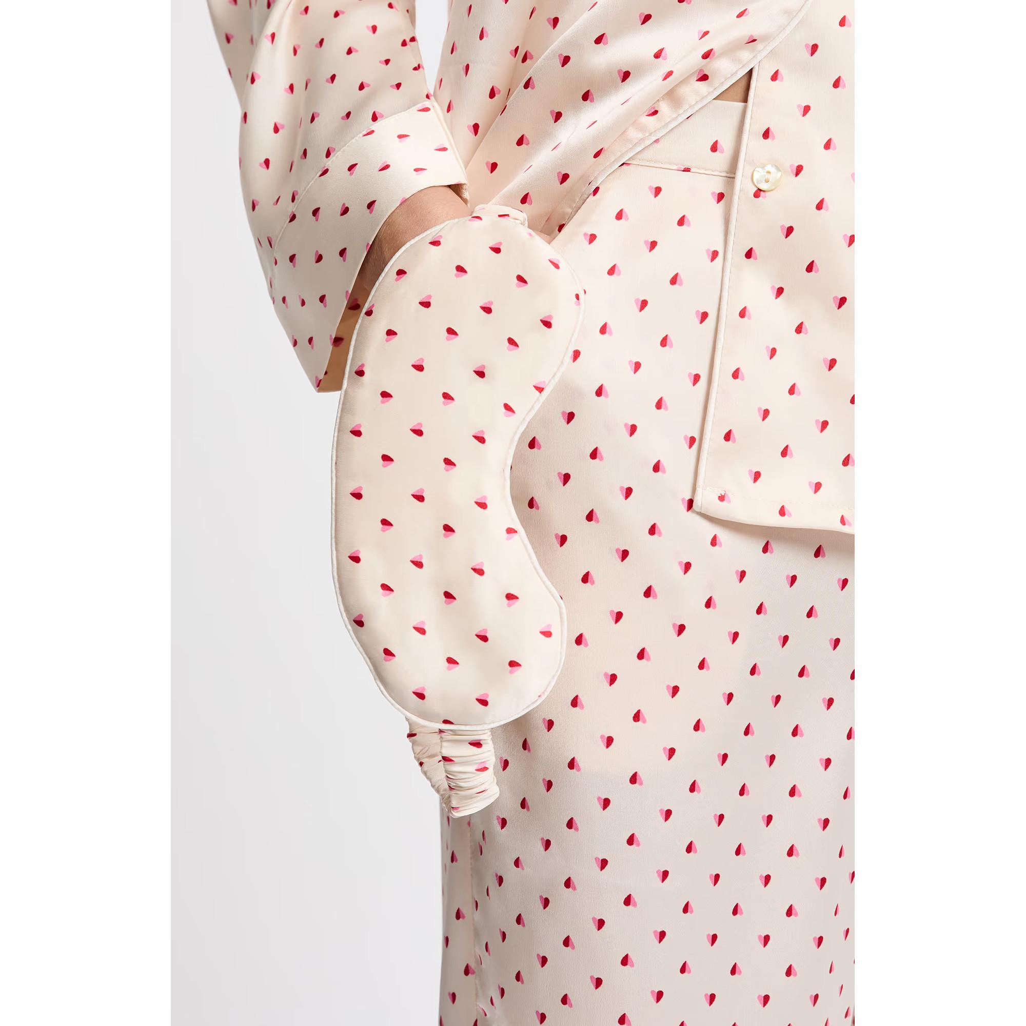 Etam Set Pigiama Stampa Cuori  