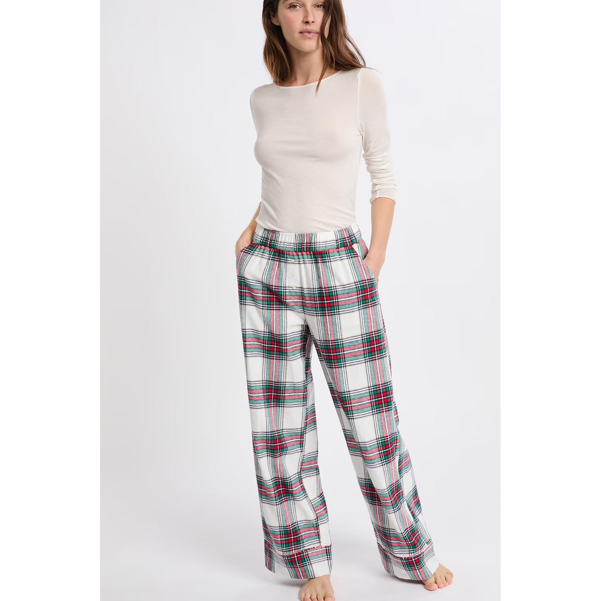 Etam Pantalon de pyjama long à carreaux  
