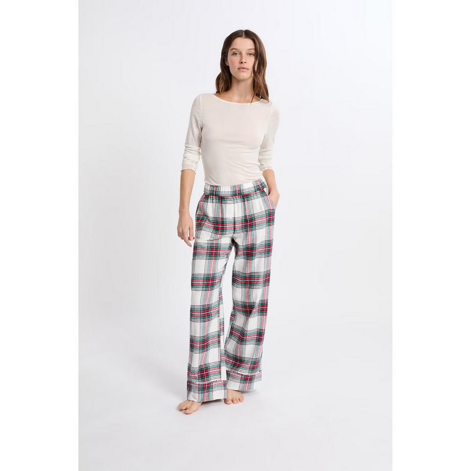 Etam Pantalon de pyjama long à carreaux  
