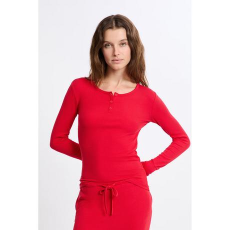 Etam T-shirt Henley à manches longues  