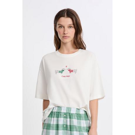 Etam T-Shirt Imprimé Chien  