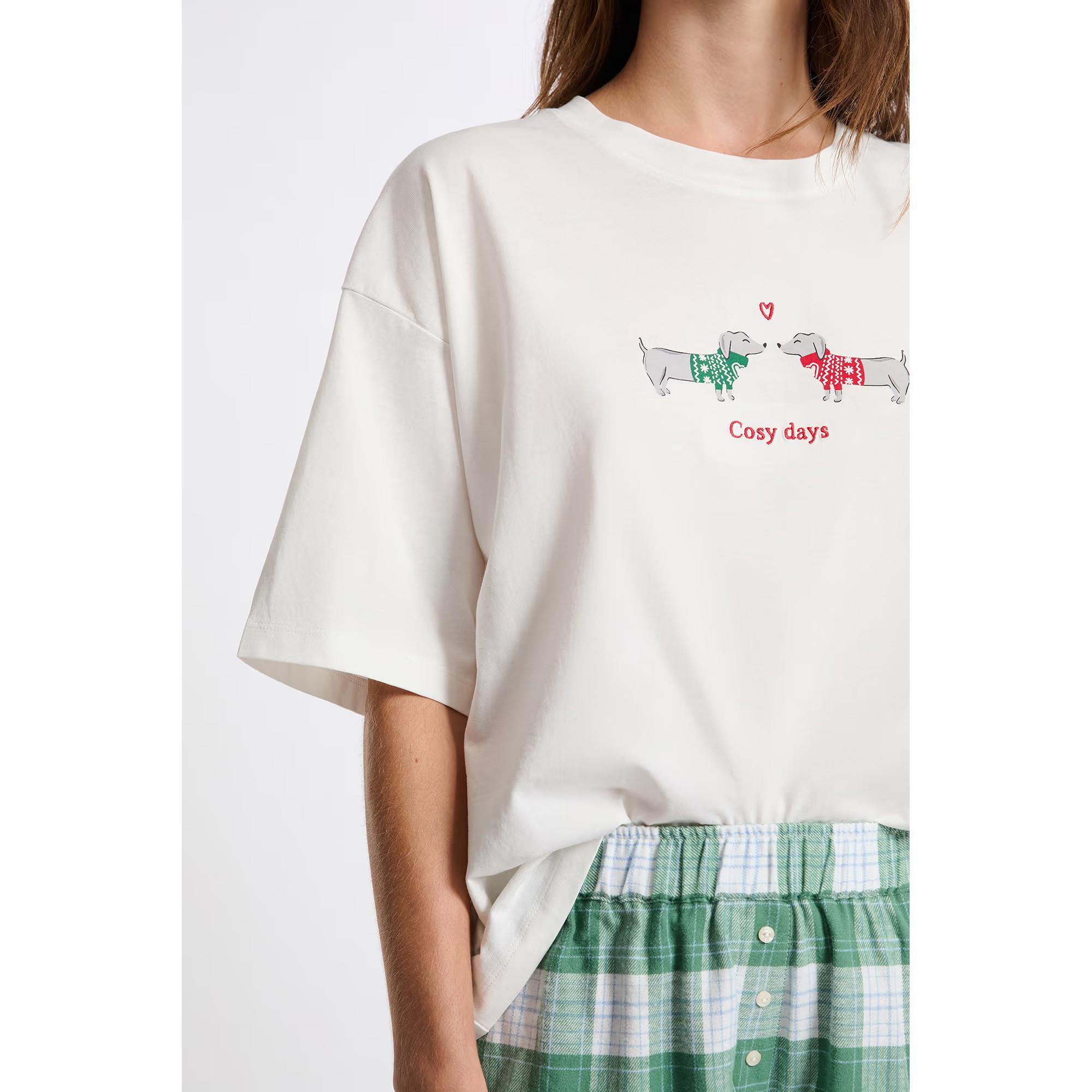 Etam T-Shirt Imprimé Chien  