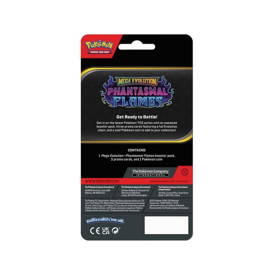 Pokémon  Mega Evolution Phantasmal Flames Premium Checklane modelli assortiti, inglese 