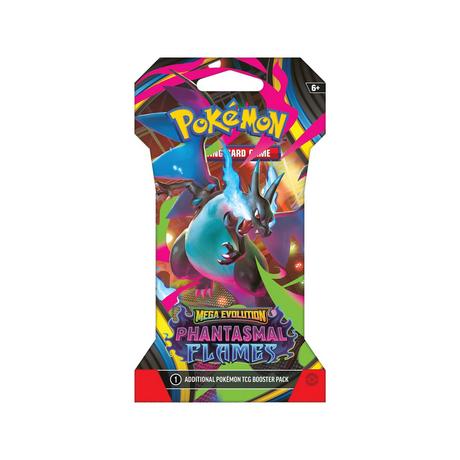 Pokémon  Mega Evolution Phantasmal Flames Sleeved Booster assortiment aléatoire, anglais 