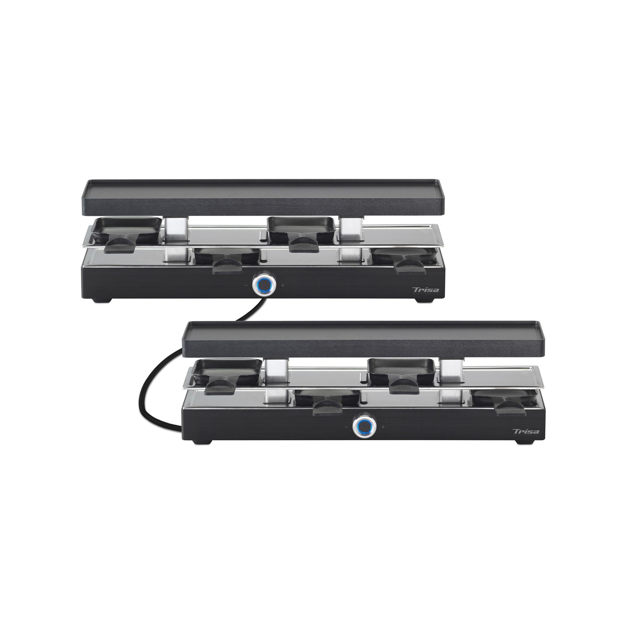 Trisa Raclette-Tischgrill Style Connect, 2 x 4er 
