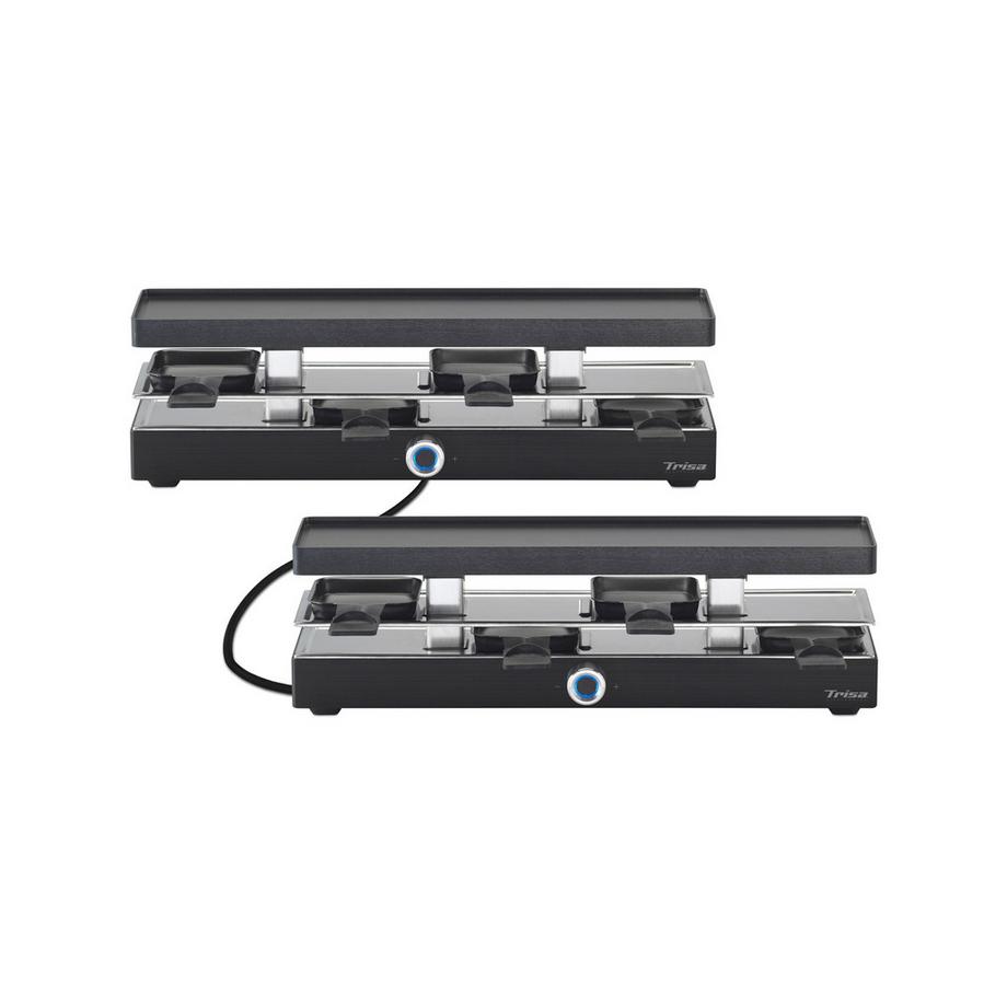 Trisa Gril de table raclette Style Connect, 2 x 4 pers. 