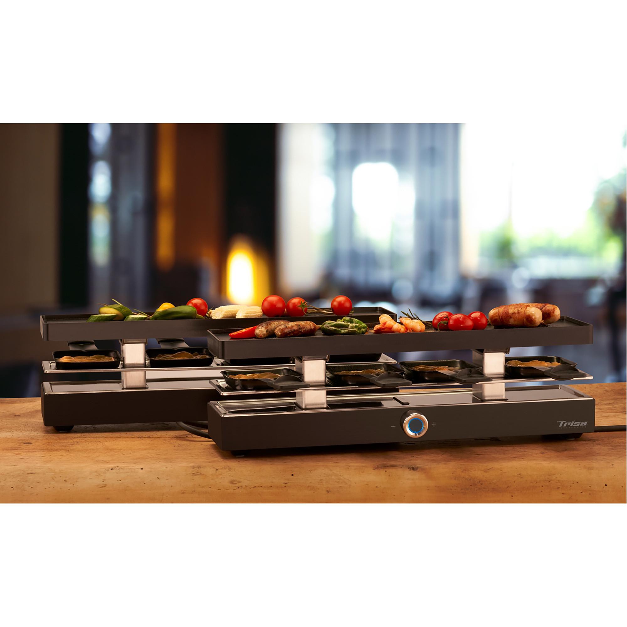 Trisa Raclette-Tischgrill Style Connect, 2 x 4er 
