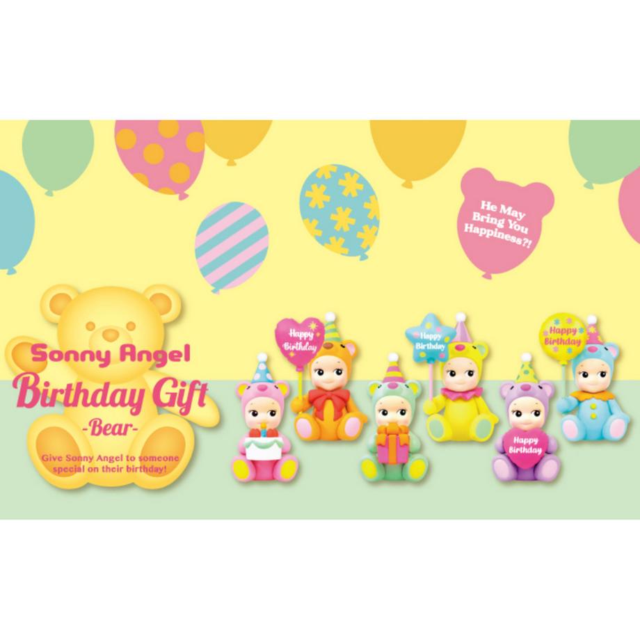 Sonny Angel  Birthday Gift Bear Series, modelli assortiti 