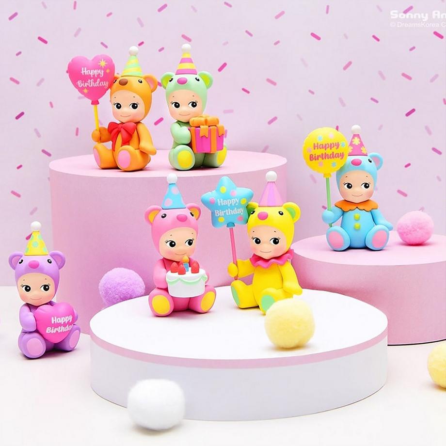 Sonny Angel  Birthday Gift Bear Series, modelli assortiti 