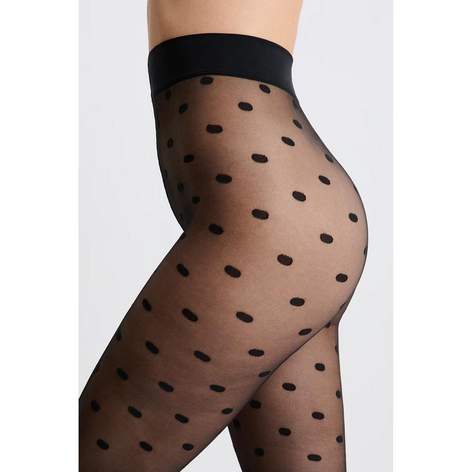 Etam Gepunktete Strumpfhosen  