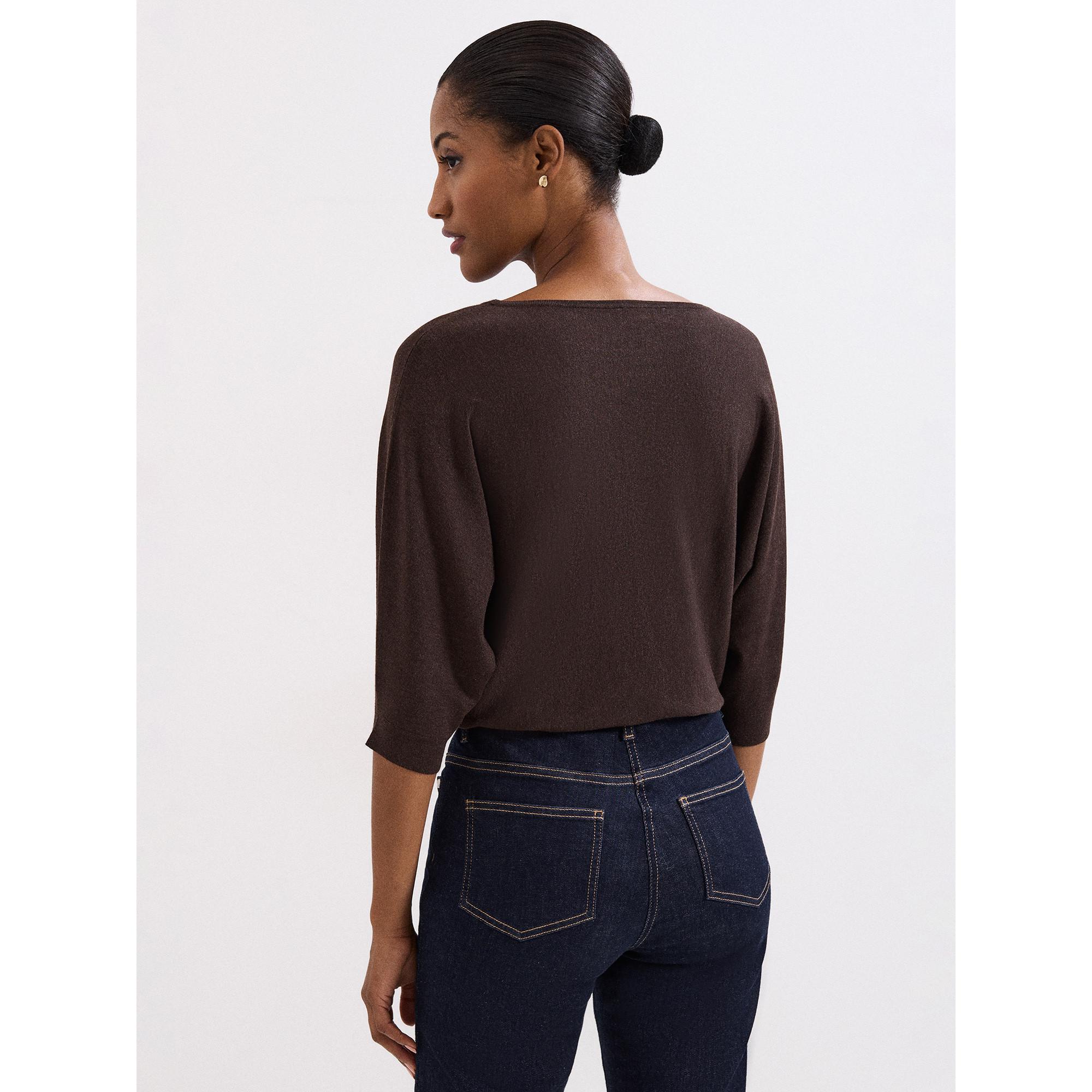 Phase Eight Cristine Encolure Fendue Manches Chauve-Souris Pullover  