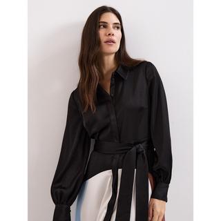 Phase Eight Abito Camicia Midi Colorblock Orlo Asimmetrico  