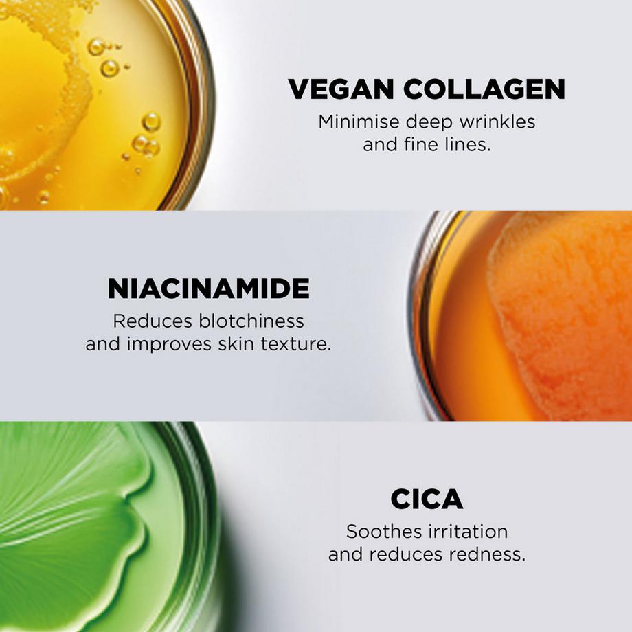 Skin republic  Masque hydrogel de nuit au biocollagène 