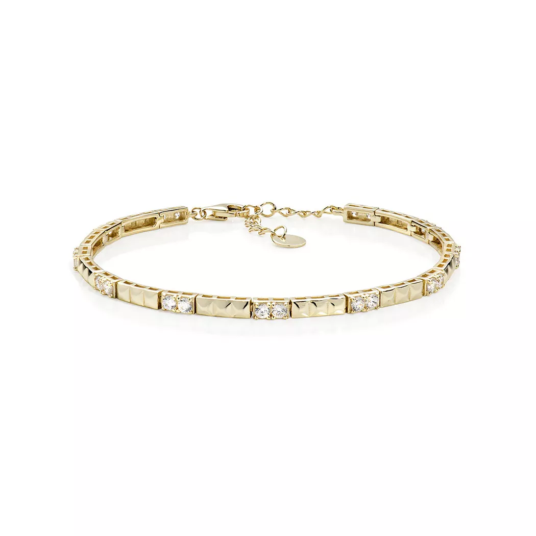 Amen - Armband, Pearls, 16+3CM, Goldfarben