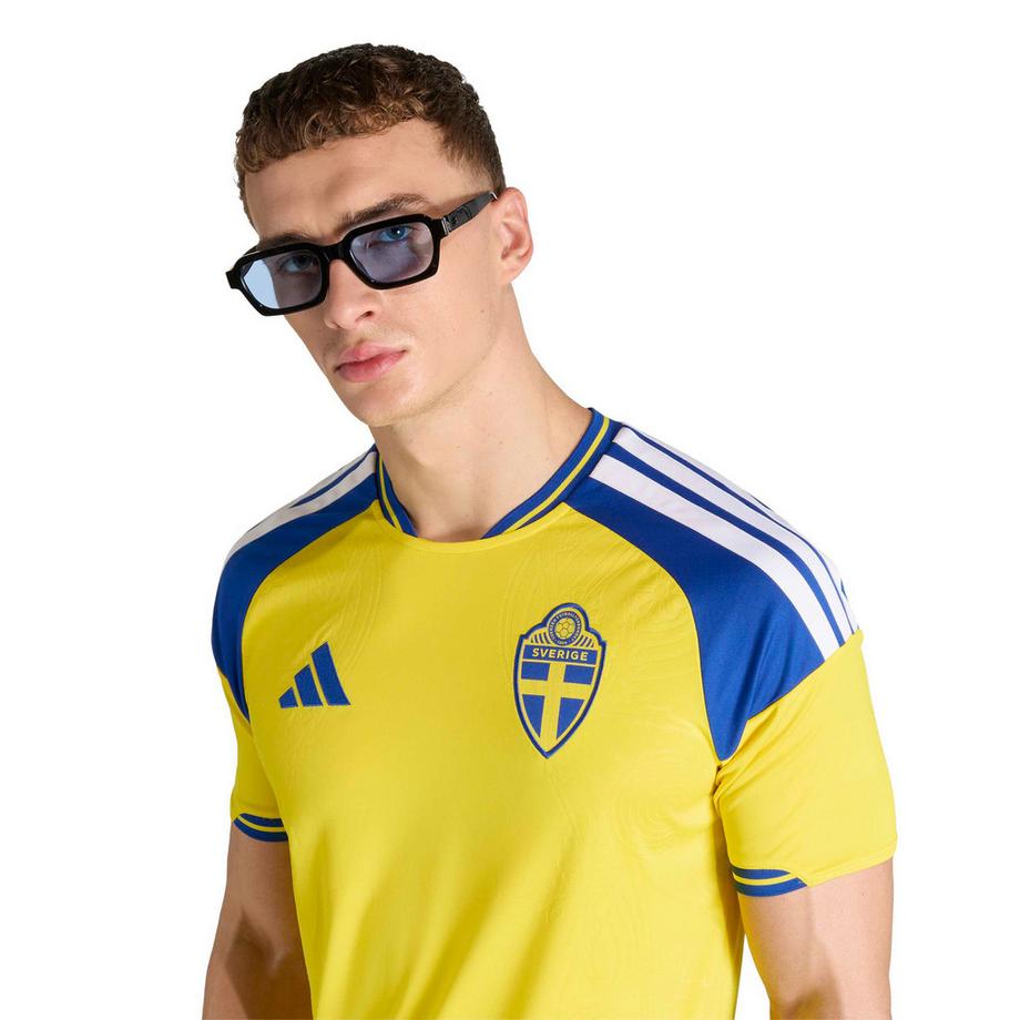 adidas Sweden 26 Home Replica Men Maillot de foot 