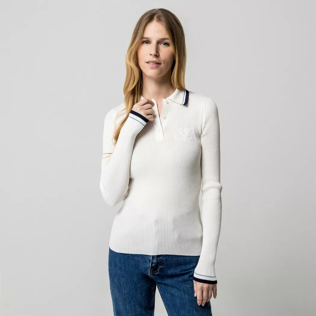 Max & Co - Polo Shirt, für Damen, Weiss, Größe XS