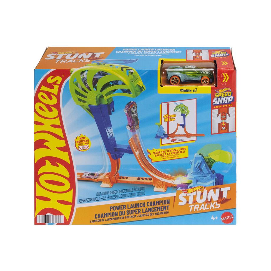 Hot Wheels  Hot Wheels Stunt Tracks Power Launch Champion 