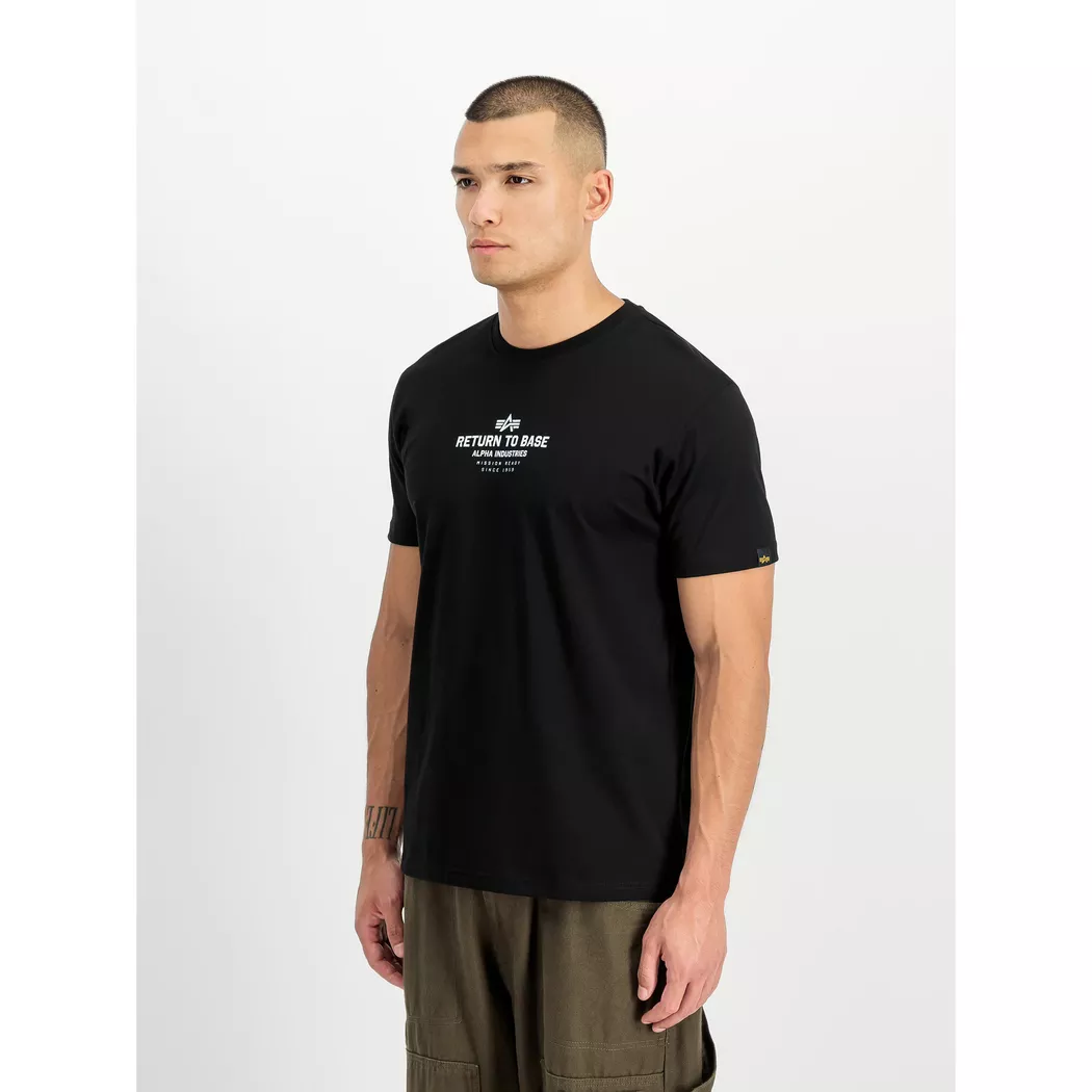 Alpha Industries T-shirt à Manches Courtes Return Black XL Homme