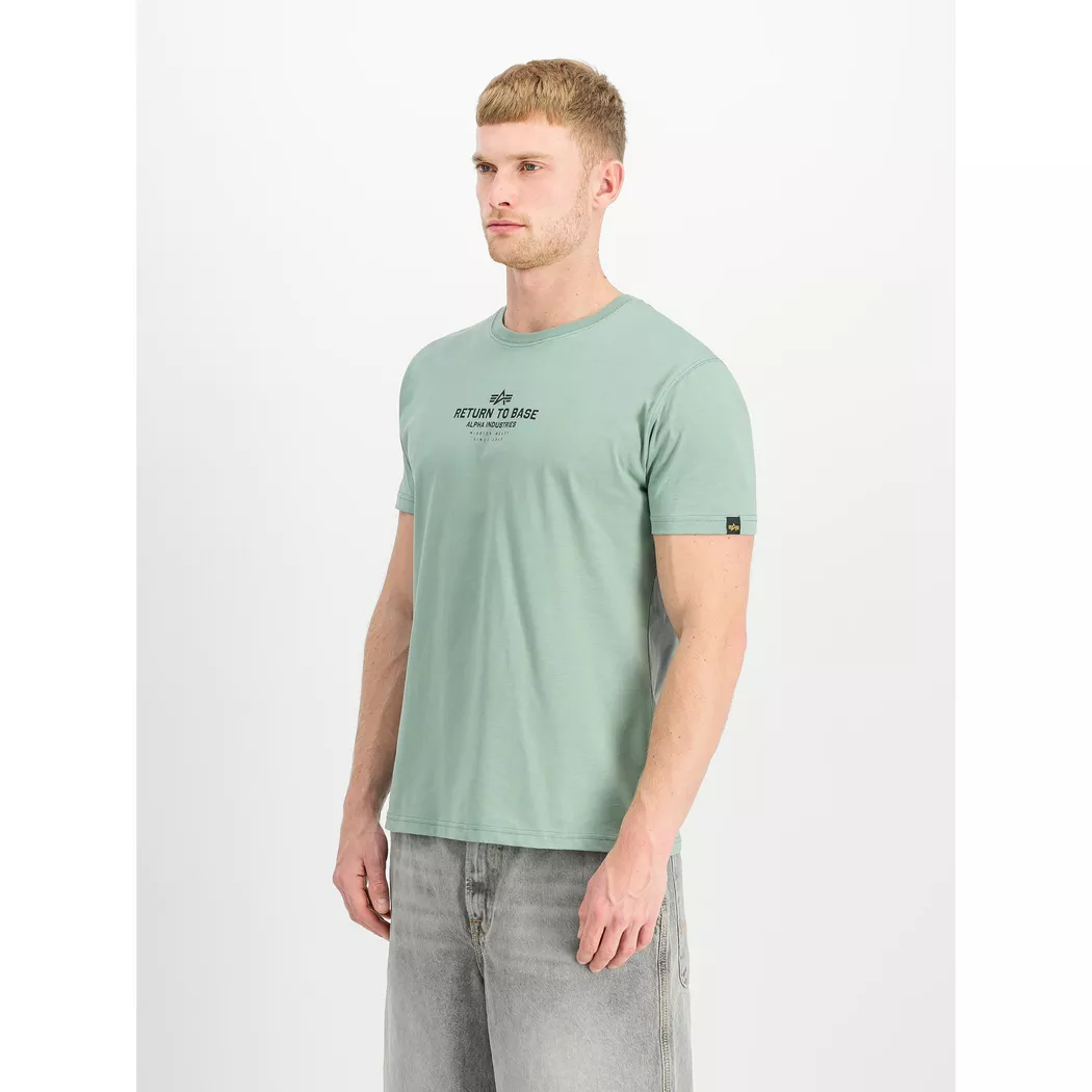 Alpha Industries T-shirt à Manches Courtes Return Frost Green 2XL Homme