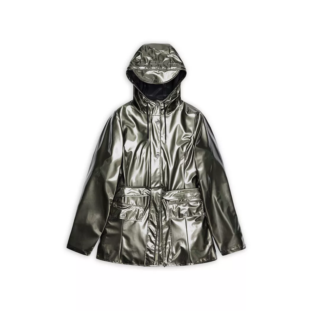 RAINS Regenjacke CURVE W JACKET  schwarz   M damen