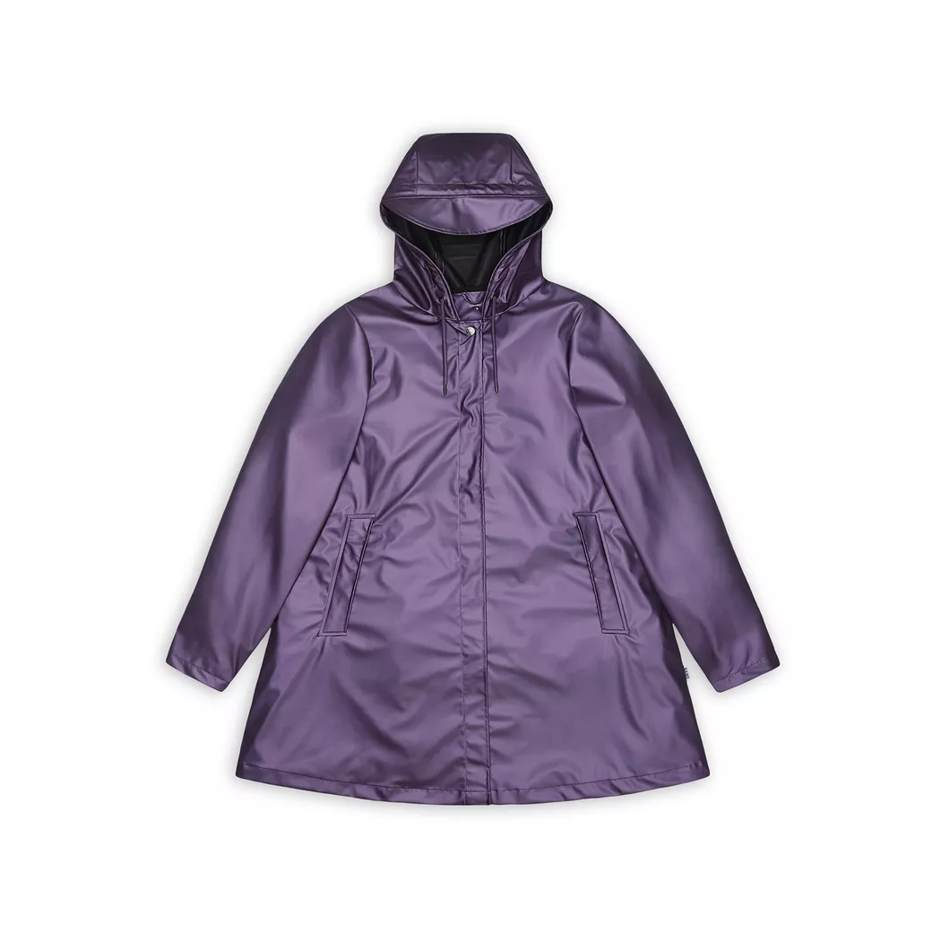RAINS - Regenjacke, für Damen, Violett, Größe XS