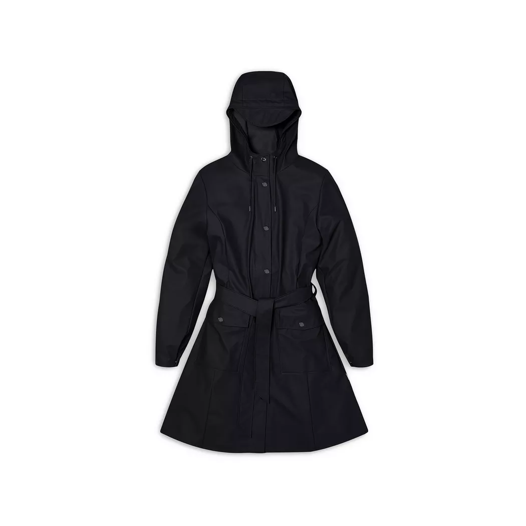 RAINS Regenjacke  schwarz   S damen