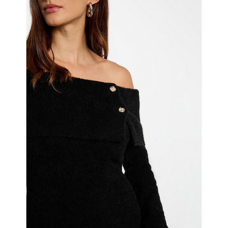 MORGAN Abito in maglia spalle scoperte  