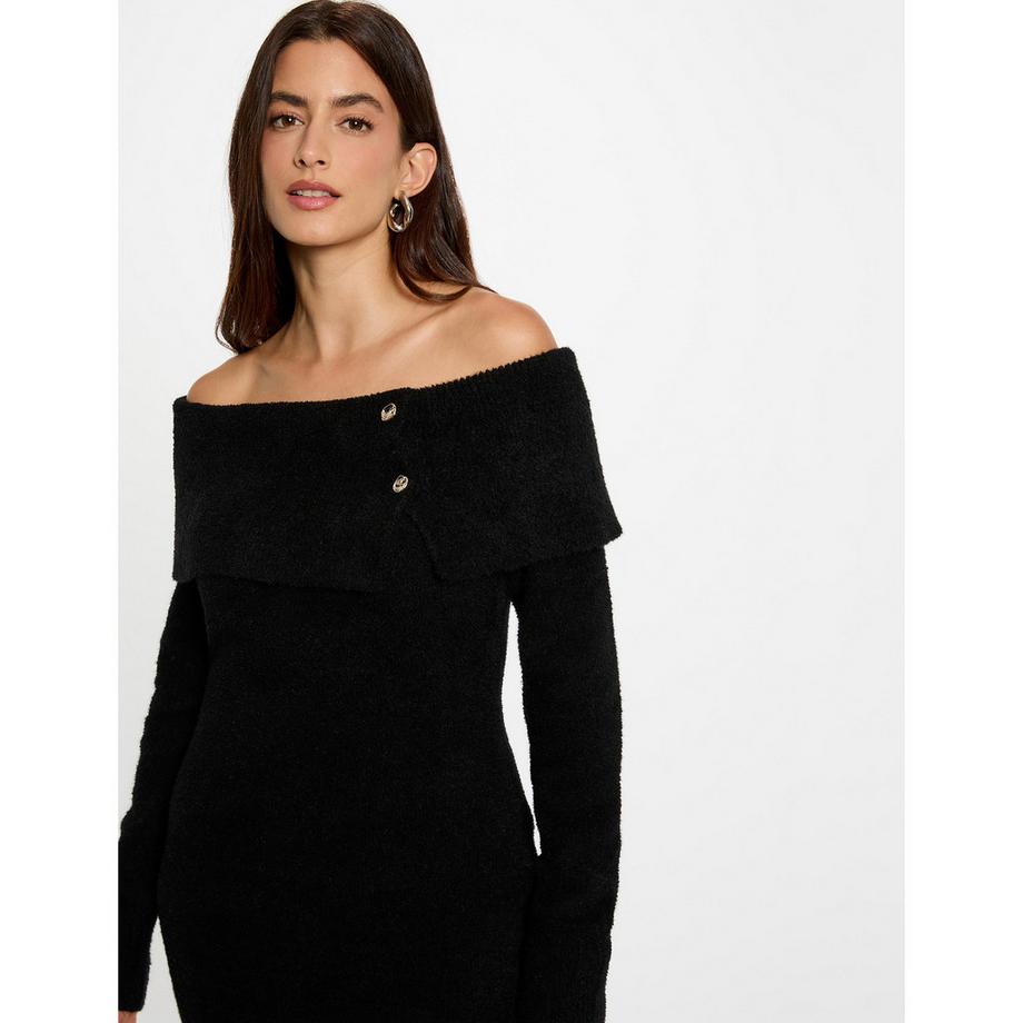 MORGAN Abito in maglia spalle scoperte  