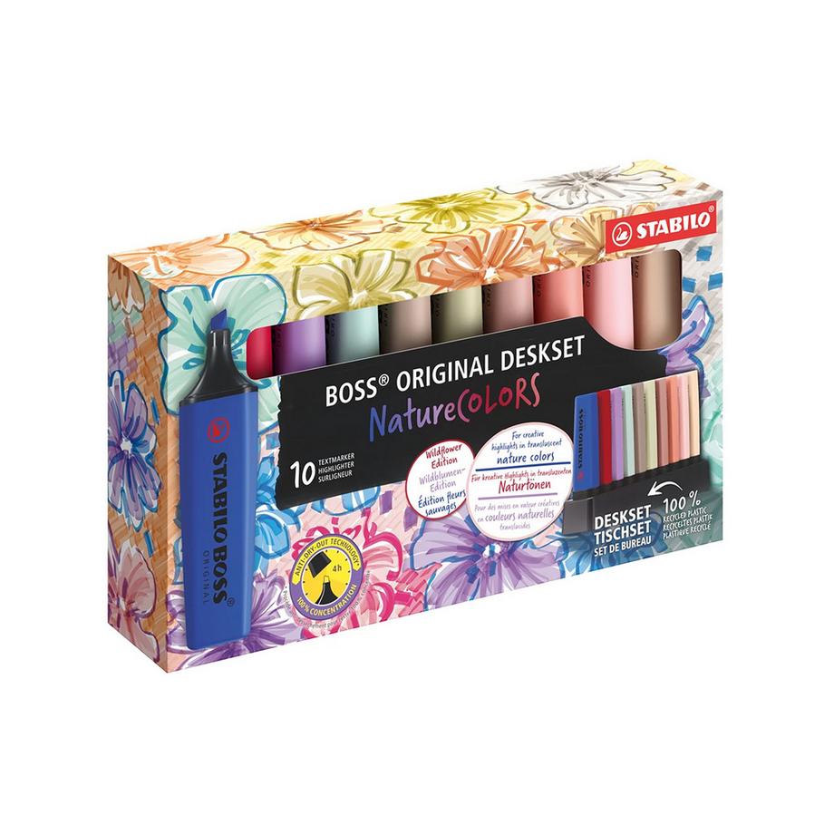 STABILO Set de surligneurs BOSS Wildflowers 