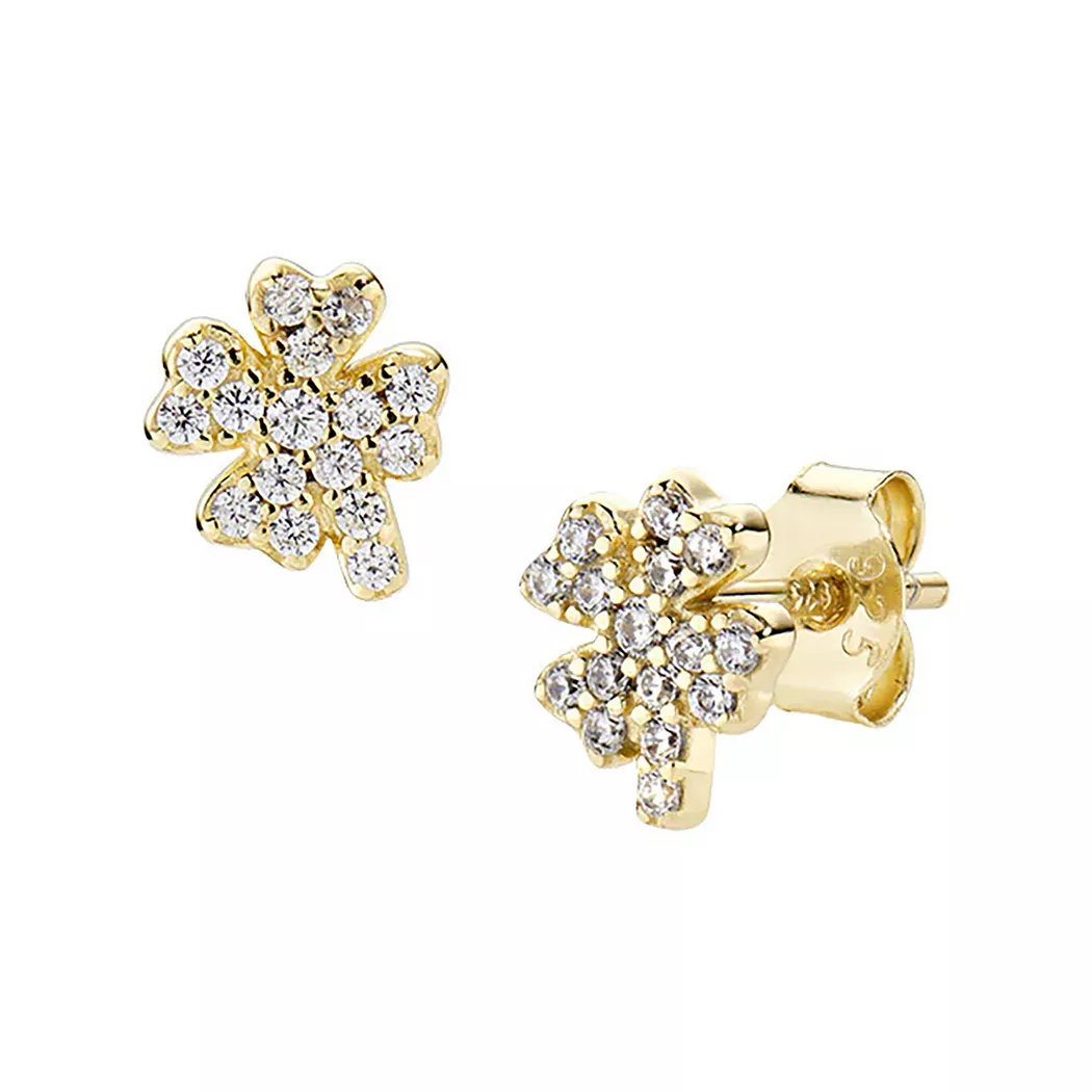 Amen - Ohrstecker, Cuddles Luxury, One Size, Goldfarben