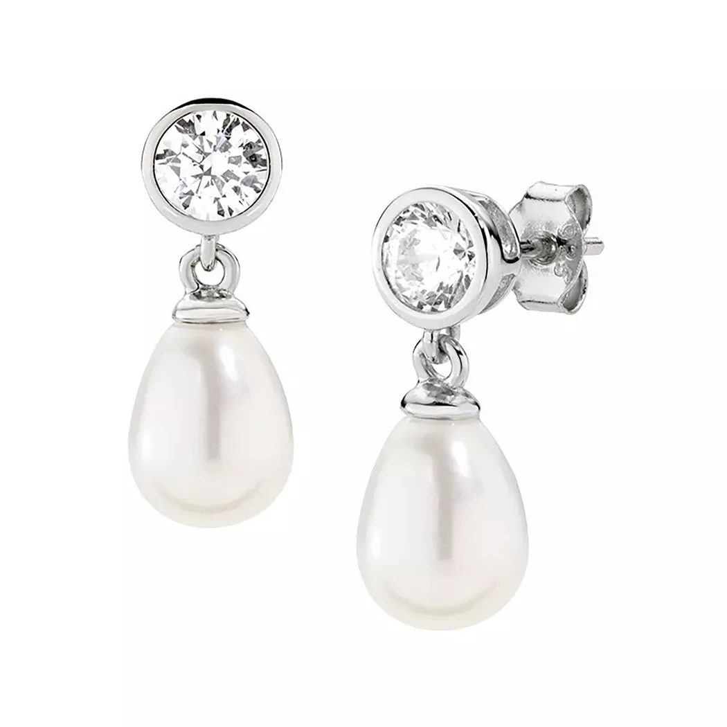 Amen - Ohrstecker, Pearls, One Size, Silber 2